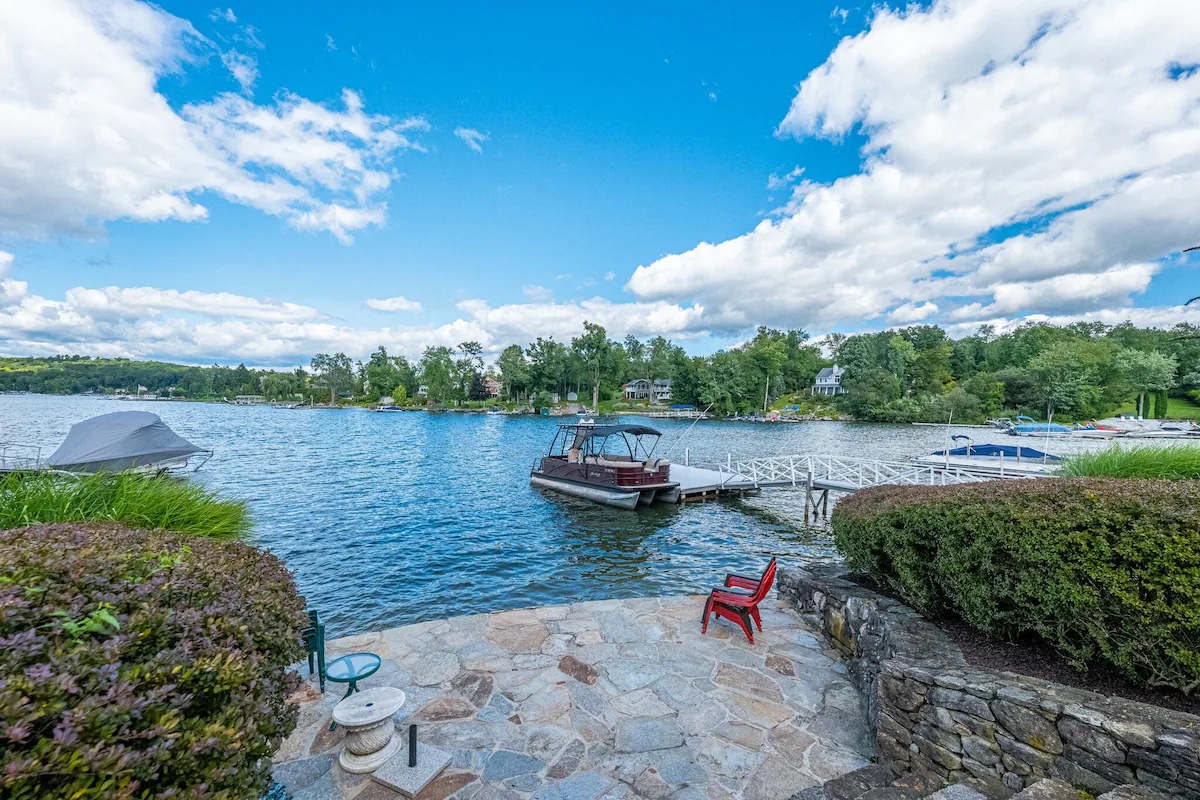 Aerial view of Danbury CT where EcoFlow provides plumbing and heating services