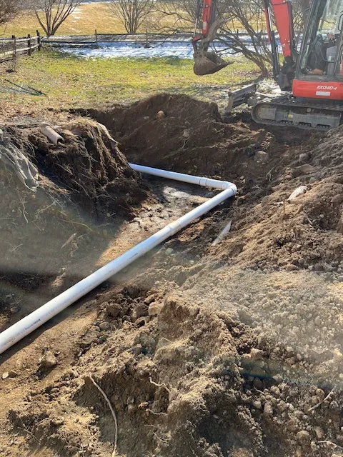 Emergency sewer line replacement in Trumbull CT by EcoFlow LLC